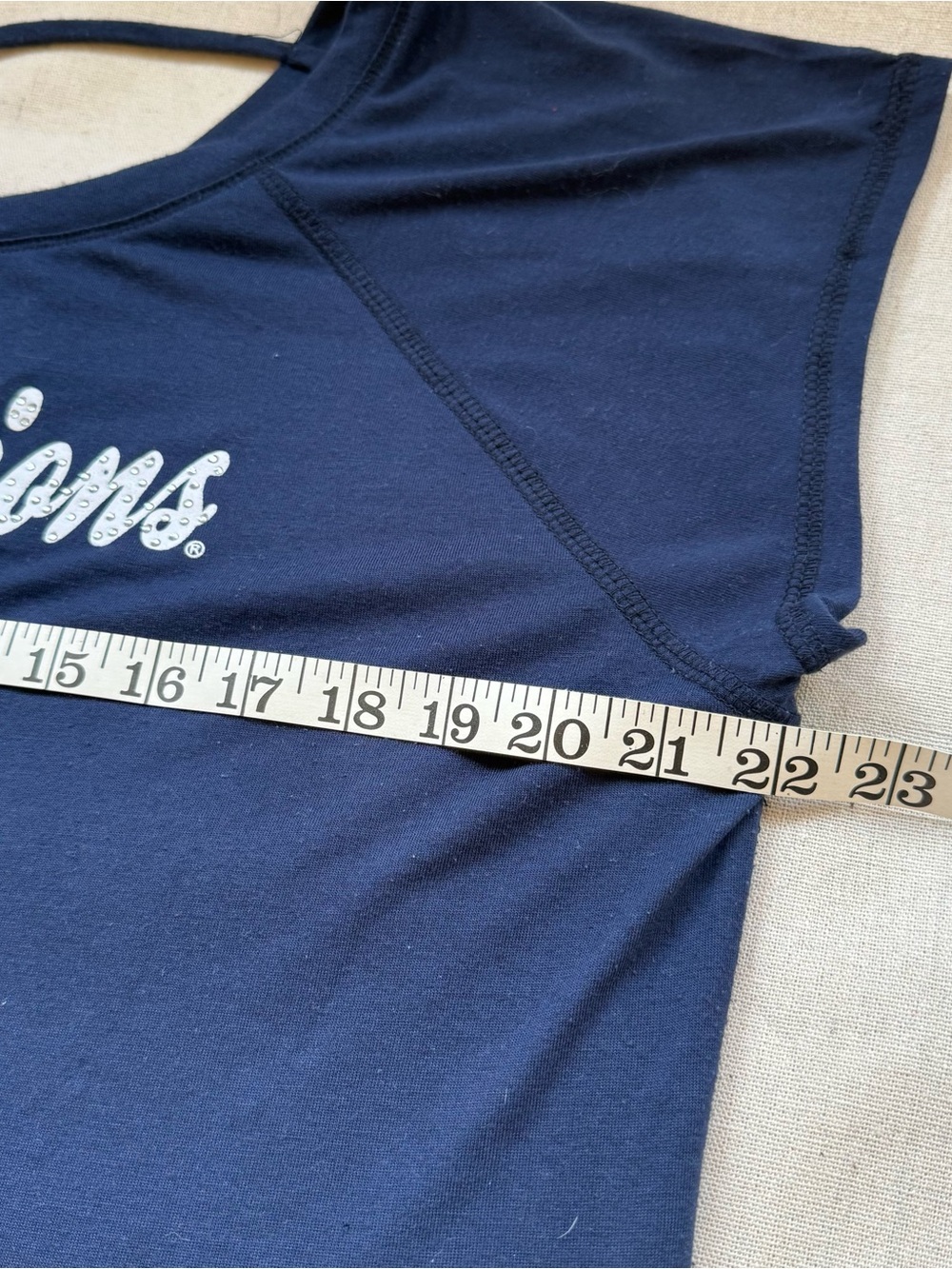 Colosseum Penn State Nittany Lions Sparkle Logo Criss Cross Back Tee Plus XXL - Picture 5 of 9